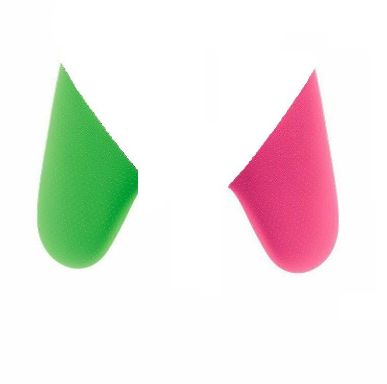 Handle grips for Nintendo Switch Pro controller Left & Right shell replacement - Splatoon Style Green & Pink | ZedLabz