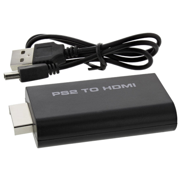 HDMI adapter for Sony PS2 PlayStation 2 console - black | ZedLabz