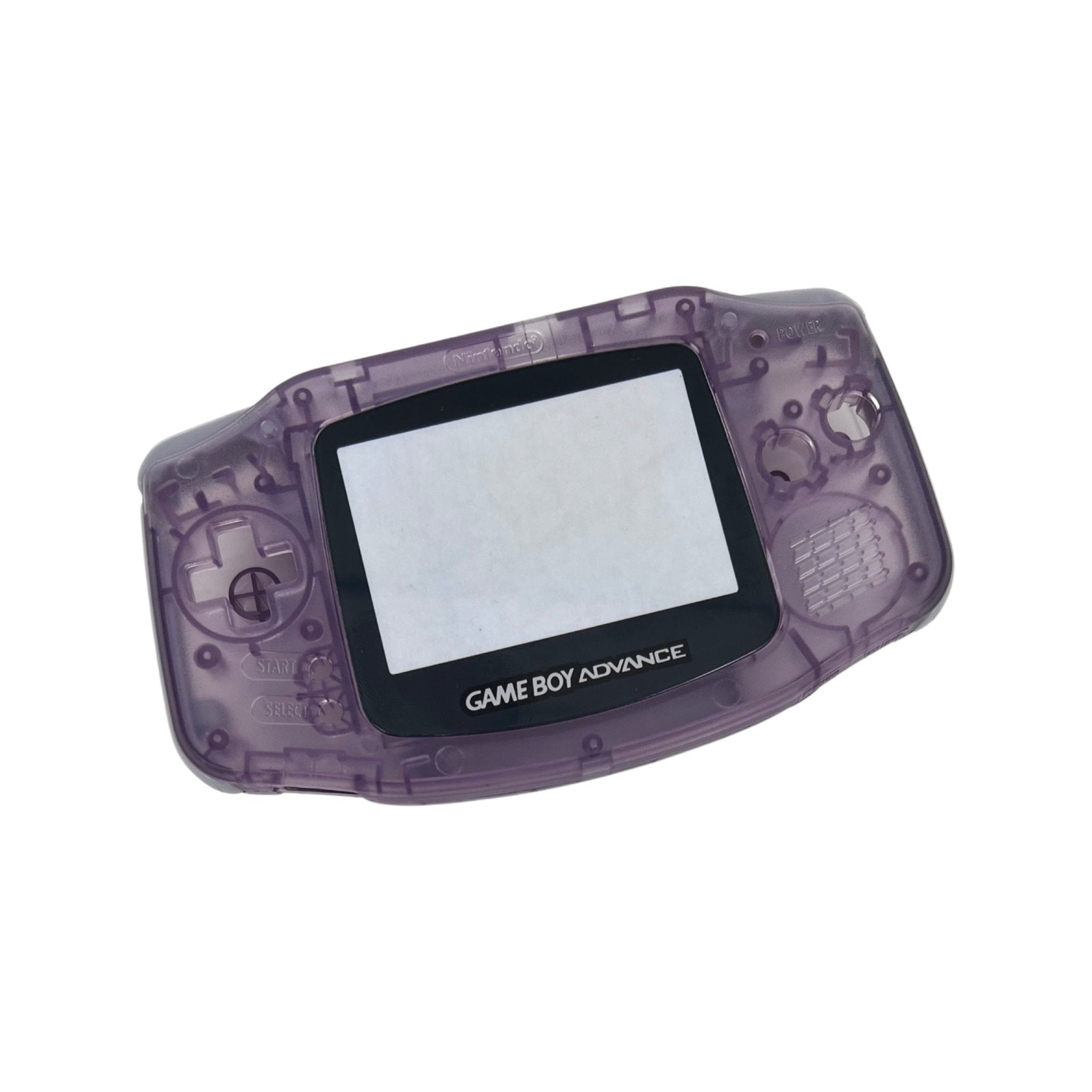 Atomic Purple Gameboy Gba Clear Shell Authentic Nintendo Gameboy