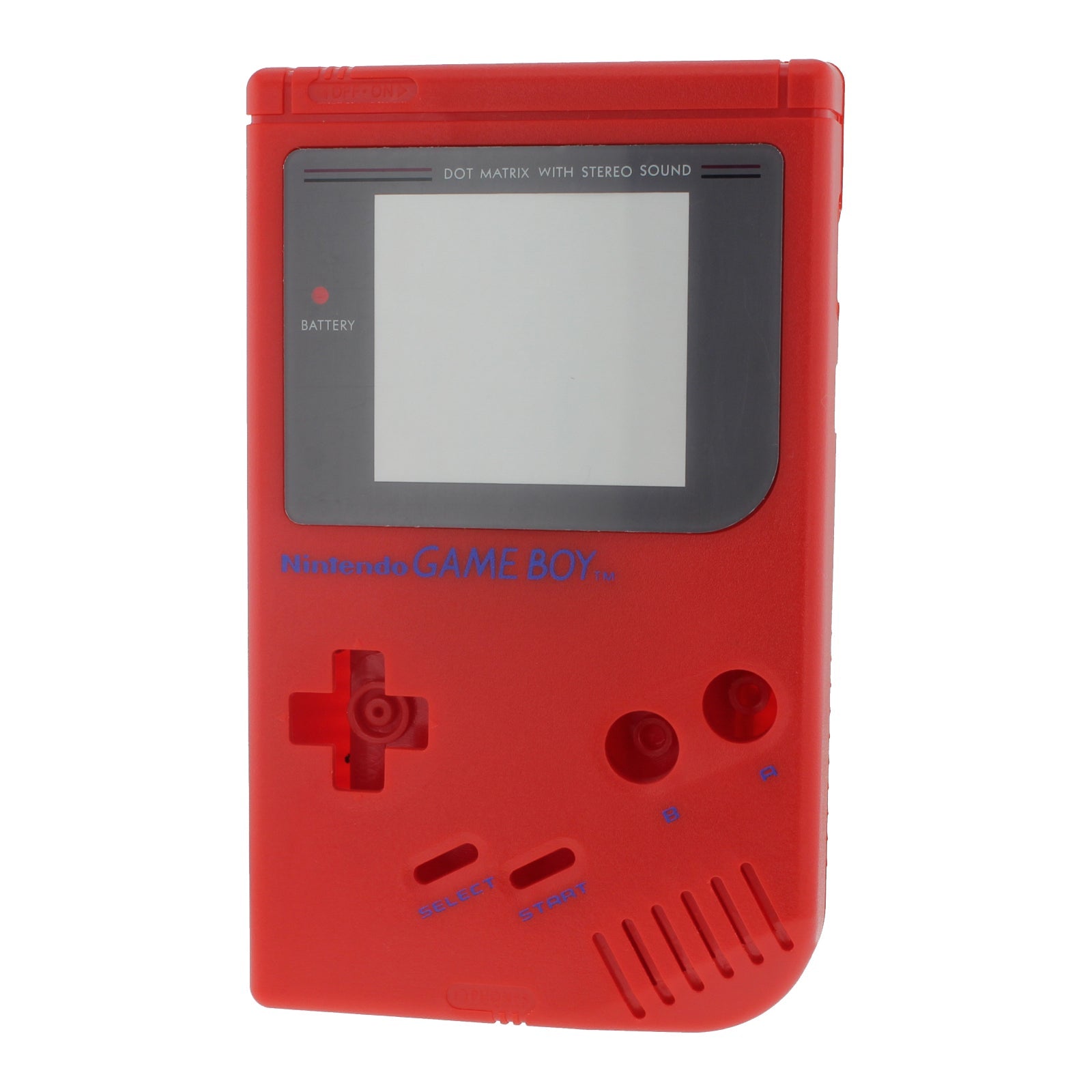 Housing shell case repair kit for Nintendo Game Boy DMG - 01 replacement - Red | ZedLabz - 1