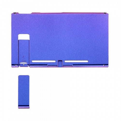 Housing shell for Nintendo Switch console back plate with kickstand glossy - Chameleon Red Purple Blue | ZedLabz