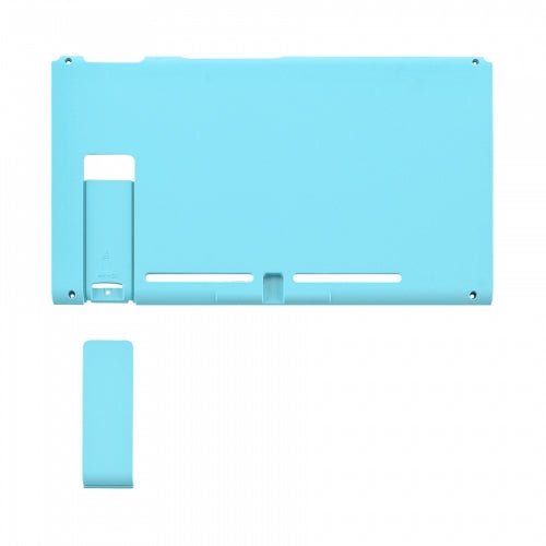 Housing shell for Nintendo Switch console back plate with kickstand soft touch - Light Blue | ZedLabz