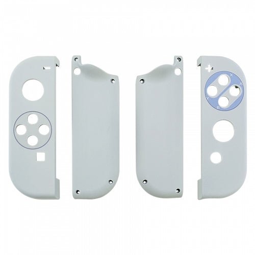 Housing shell for Nintendo Switch Joy - Con controller hard casing replacement soft touch SNES edition - light grey | ZedLabz - 1