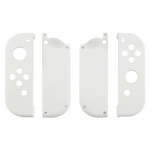 Housing shell for Nintendo Switch Joy - Con controller hard casing replacement soft touch - White | ZedLabz - 1