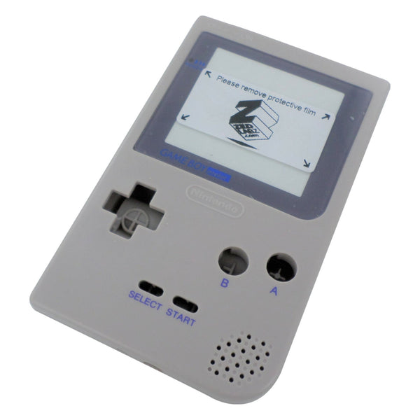 Housing shell kit for Nintendo Game Boy Pocket case repair kit complete replacement - DMG-01 style Grey | ZedLabz