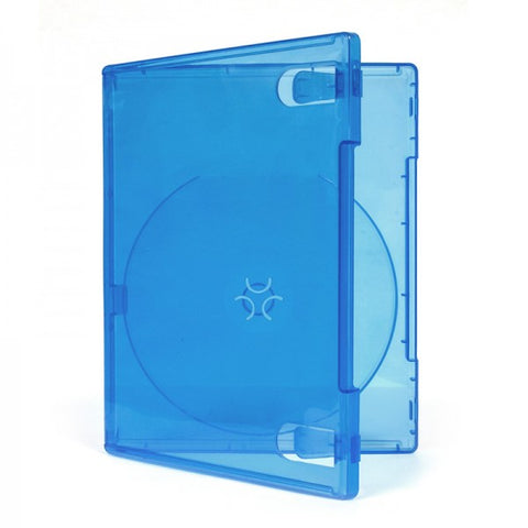 Game case for PS4 Sony cartridge retail compatible - 10 Pack Clear Blue | ZedLabz