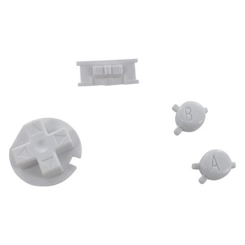 Replacement Button Set For Nintendo Game Boy Color - White | ZedLabz