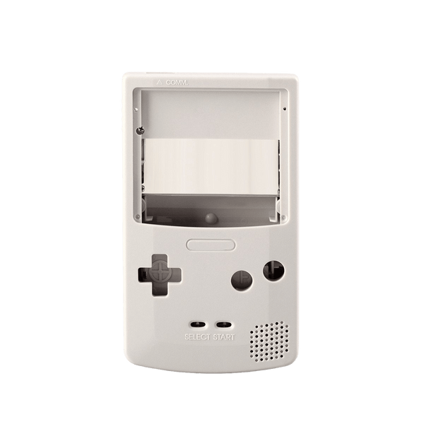 IPS ready shell for Nintendo Game Boy Color Q5 V2 modified no cut replacement housing - Grey DMG style | Funnyplaying