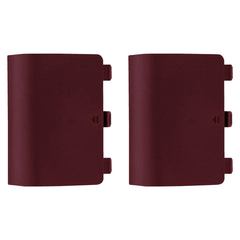 Replacement Battery Door For Microsoft Xbox One Controllers - 2 Pack Red Wine | ZedLabz