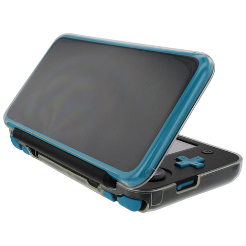 Starter accessories kit for Nintendo 2DS XL including flexi gel cover, screen protectors, storage bag, charging cable, game case & XL stylus | ZedLabz