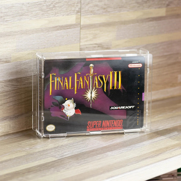 Köffin display case for Super Nintendo Snes boxed game | Rose Colored Gaming
