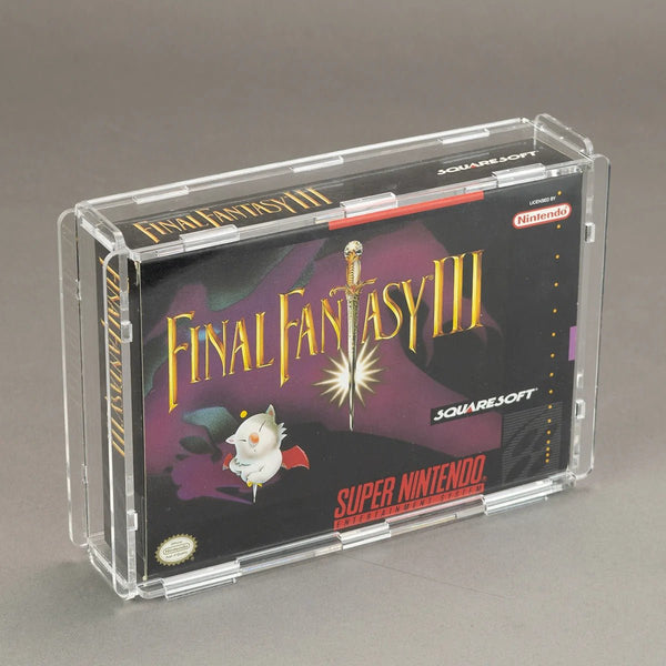 Köffin display case for Super Nintendo Snes boxed game | Rose Colored Gaming