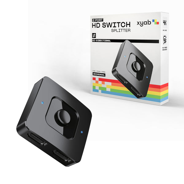 HDMI 2 port bi-directional switch & splitter 4K 60Hz | XYAB