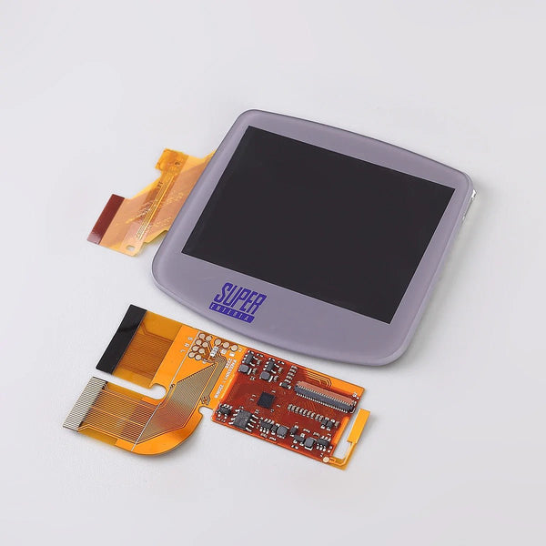 Laminated IPS 3.0 backlight screen kit for Nintendo Game Boy Advance GBA AGB - Super nintendo grey | Funnyplaying