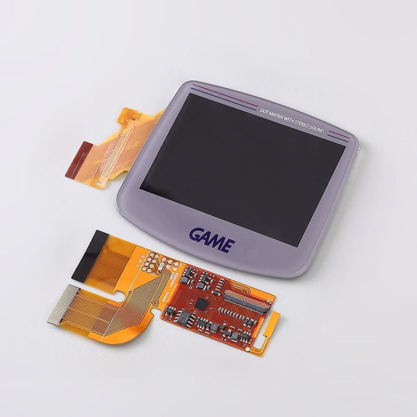 Laminated IPS 3.0 inch backlight LCD screen kit for Nintendo Game Boy Advance GBA AGB with bracket - DMG style grey | Funnyplaying