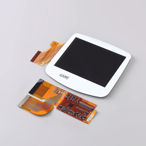 Laminated IPS 3.0 inch backlight LCD screen kit for Nintendo Game Boy Advance GBA AGB with bracket - White | Funnyplaying