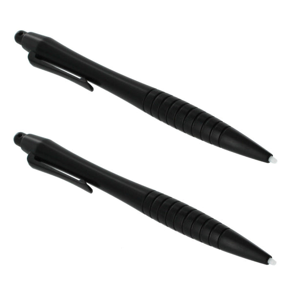 Large Ergonomic Touch Screen Stylus Pen - 2 Pack Black | ZedLabz