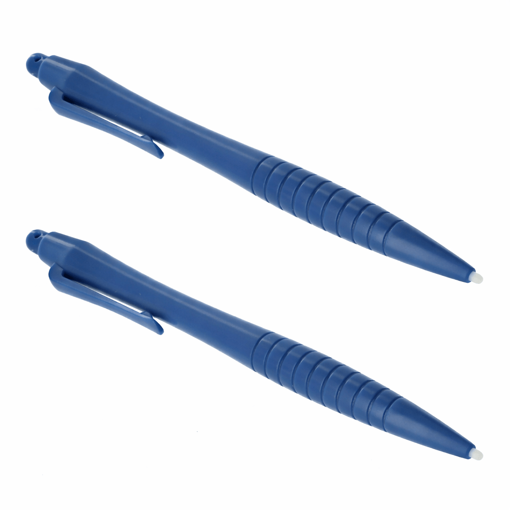Large Ergonomic Touch Screen Stylus Pen - 2 Pack Blue | ZedLabz - 1