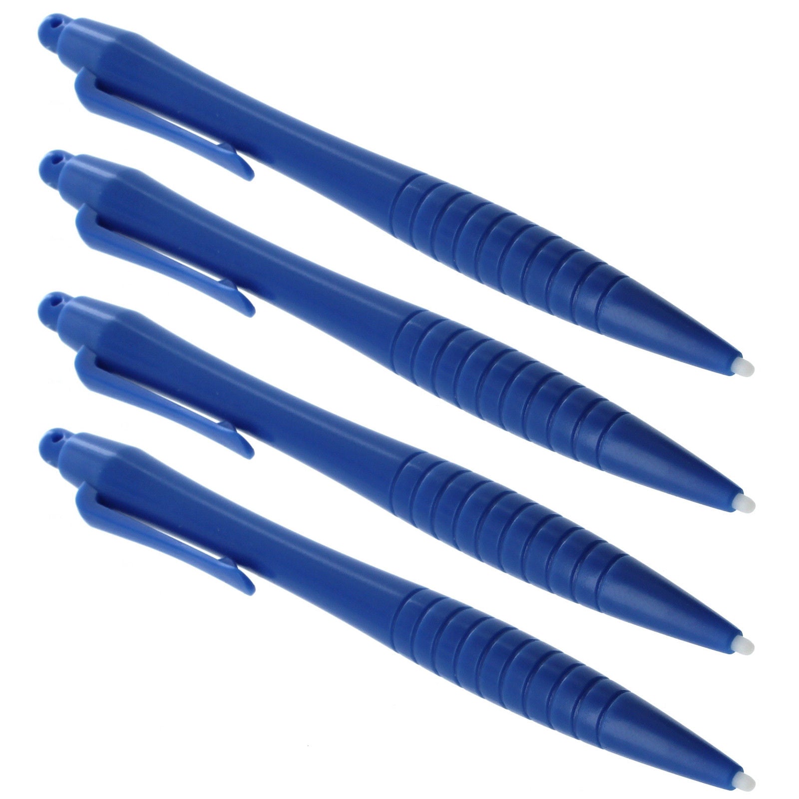 Large Ergonomic Touch Screen Stylus Pen - 4 Pack Blue | ZedLabz - 1