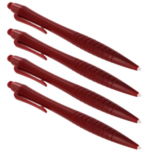 Large Ergonomic Touch Screen Stylus Pen - 4 Pack Red Wine | ZedLabz