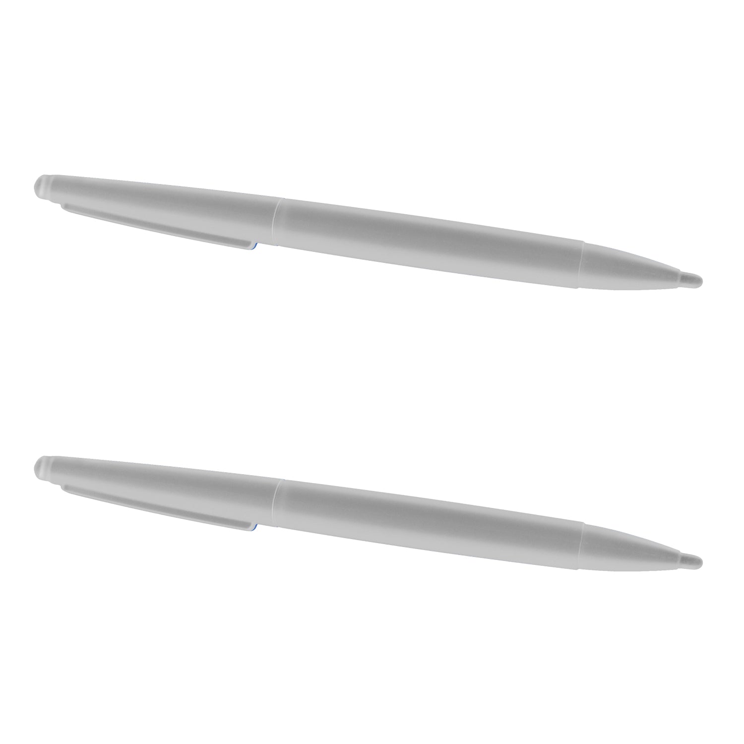 Large Semi Transparent Stylus Pens For Nintendo DS Family - 2 Pack Clear | ZedLabz - 1