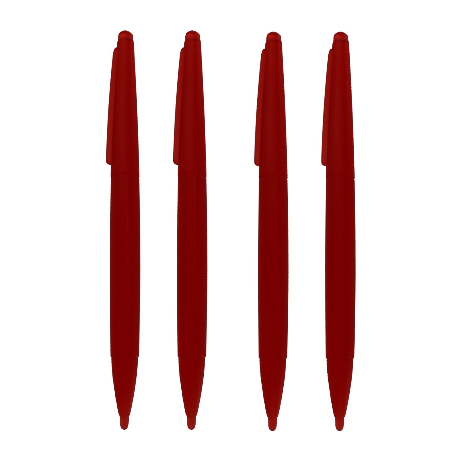 Large Stylus Pens For Nintendo DS/2DS/3DS Consoles - 4 Pack Red Wine | ZedLabz - 1
