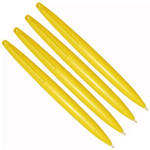 Large Stylus Pens For Nintendo DS/2DS/3DS Consoles - 4 Pack Yellow | ZedLabz