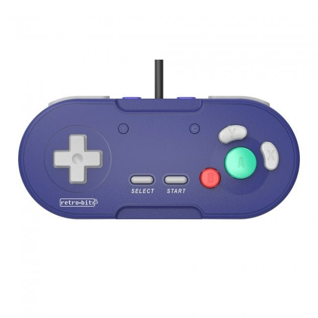 LegacyGC wired digital controller compatible with Nintendo GameCube & Wii* - Indigo Purple | Retro-Bit
