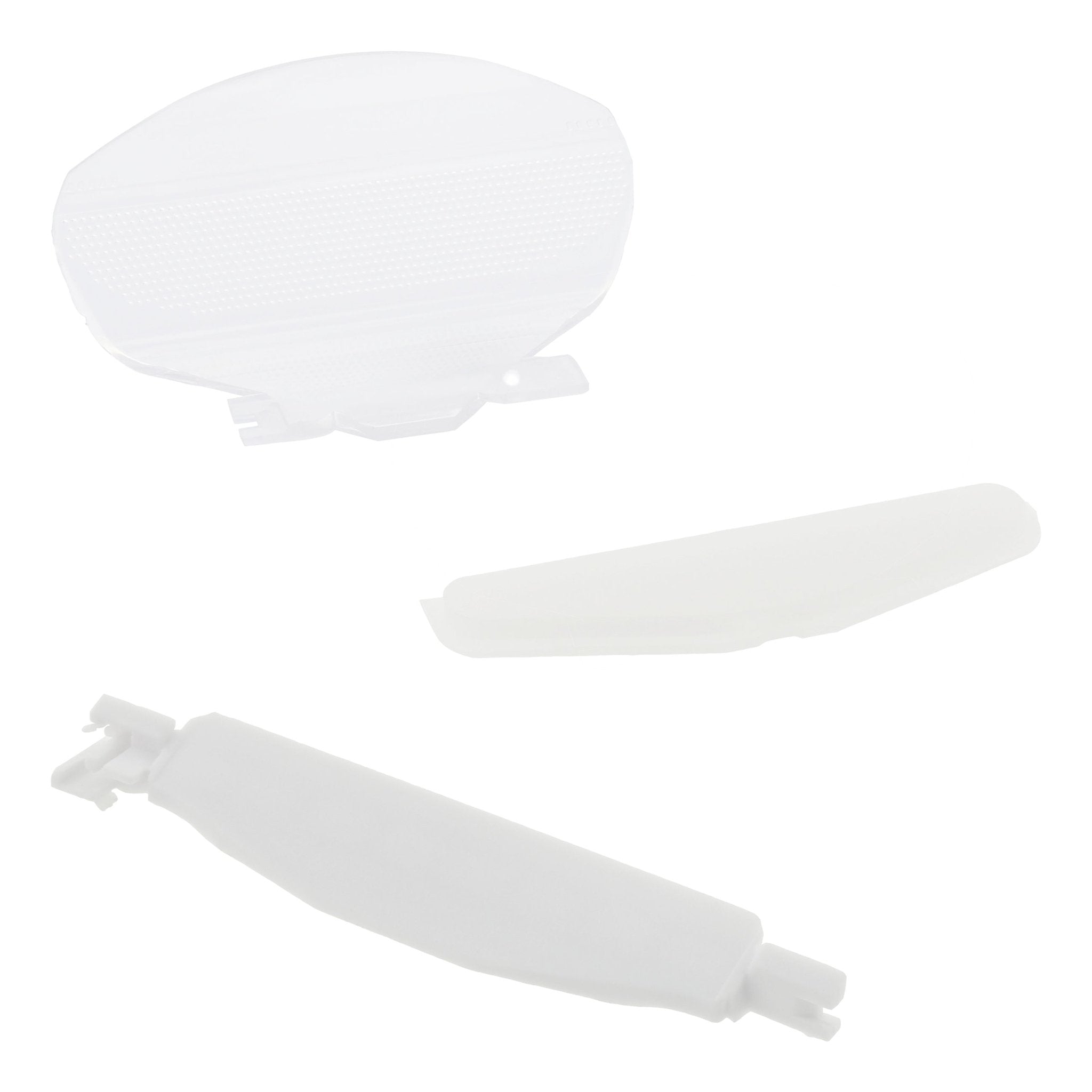 Light bar diffuser cover set for PS4 Pro controllers JDM 040 / 050 led lens & bracket - Frosted Clear | ZedLabz