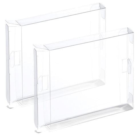 Display box for Nintendo NES games clear plastic storage case - 2 pack clear | ZedLabz