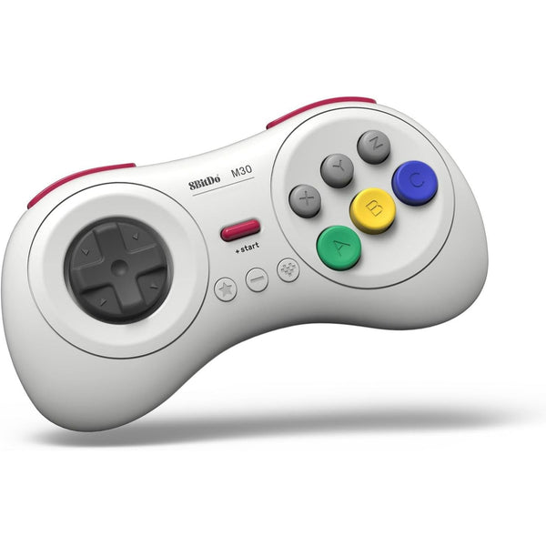 M30 bluetooth wireless gamepad for Nintendo Switch, Windows, Mac & Android - white | 8BitDo