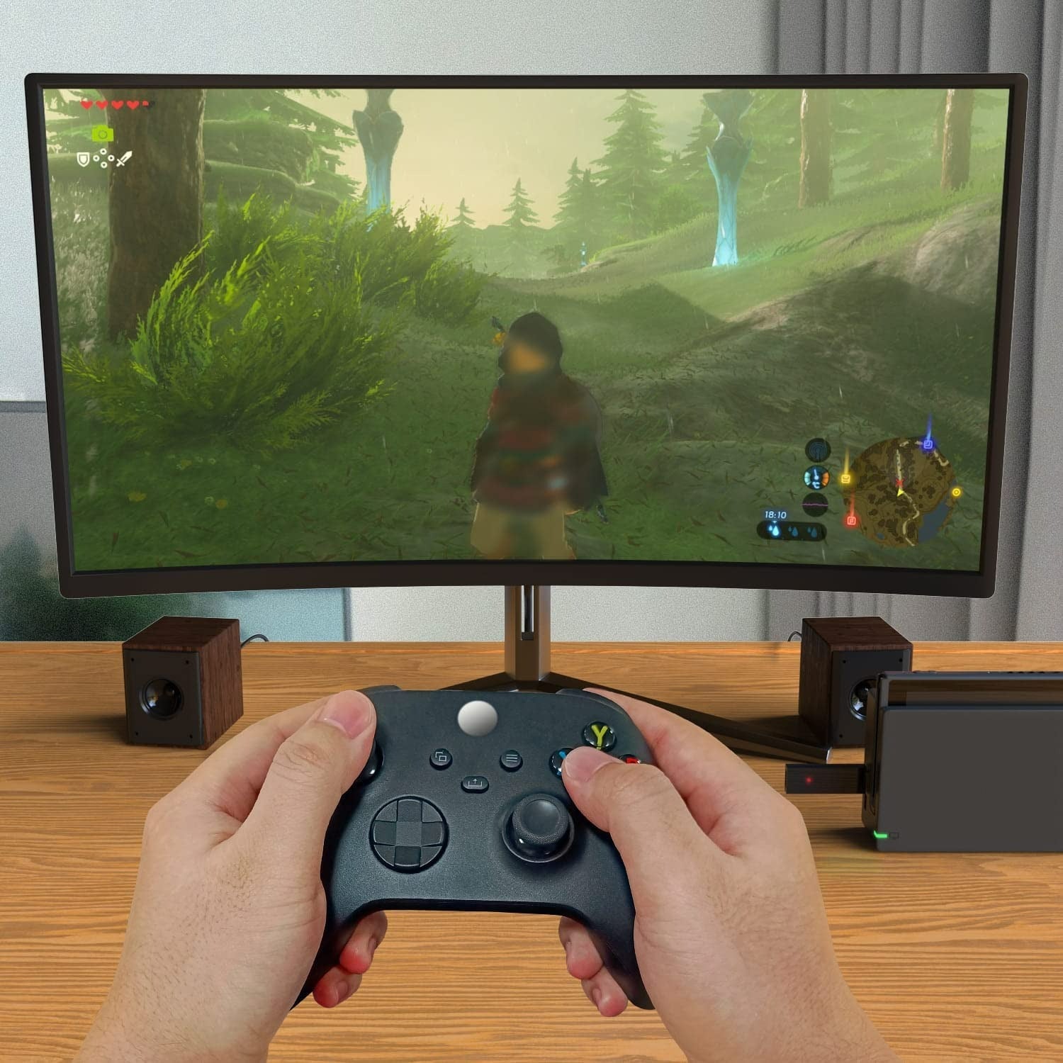 Magic NS2 Wireless Bluetooth Controller USB Adapter for Nintendo Switch,Windows,Raspberry Pi,Supports Xbox Series X & S Controller, Xbox One Bluetooth Controller, PS5 Controller | Mayflash