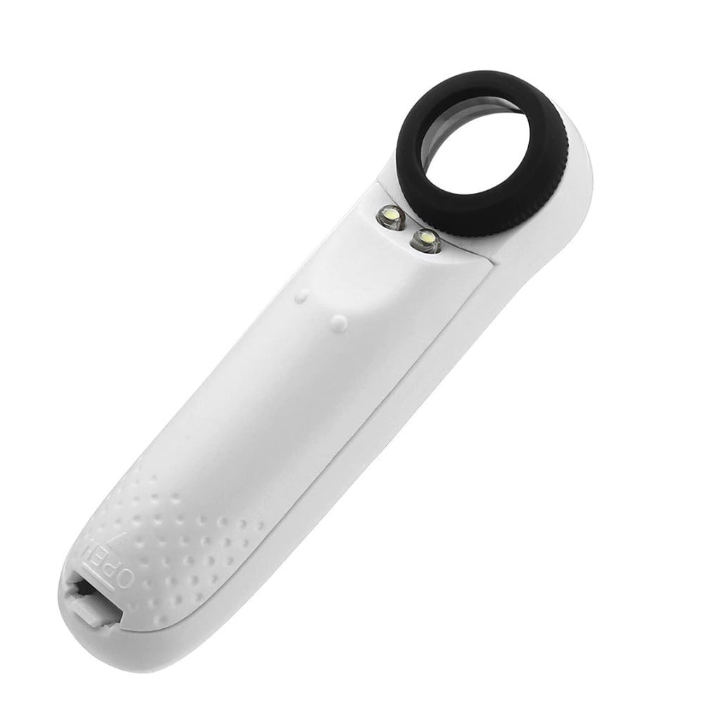 Magnifying glass handheld inspection tool with led light for electronics 40x magnification | ZedLabz