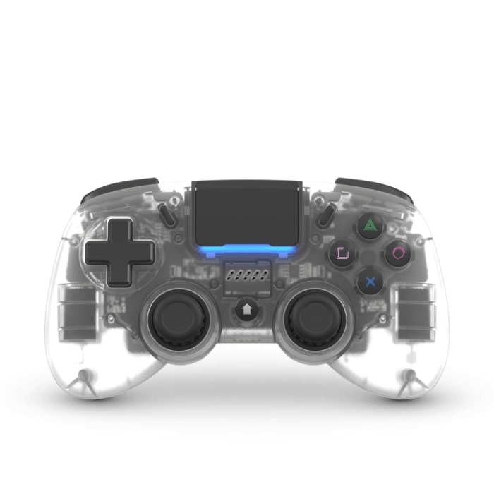 Mantis wireless bluethooth controller for PS4 PlayStation 4 & PC - Crystal clear | Retro Fighters