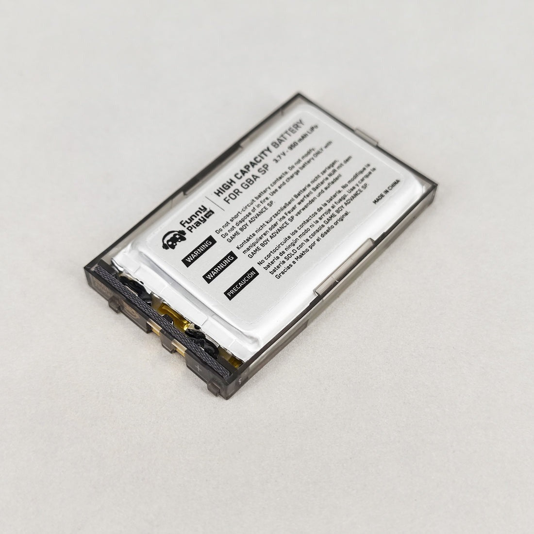 Maxplay battery for Nintendo Game Boy Advance SP mod replacement 950 Mah (GBA SP) | Funnyplaying