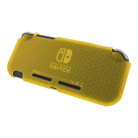 Flexi gel protective case for Nintendo Switch Lite (2019 model) premium soft TPU shock absorbing bumper protector cover – Yellow | ZedLabz