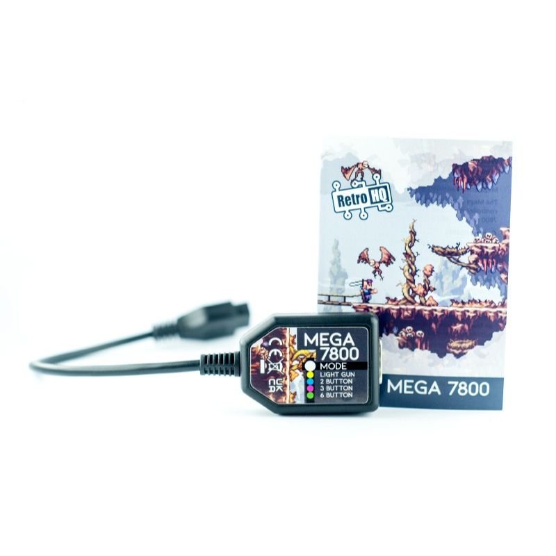 Mega 7800 controller adapter for Atari 7800 console | Retrohq