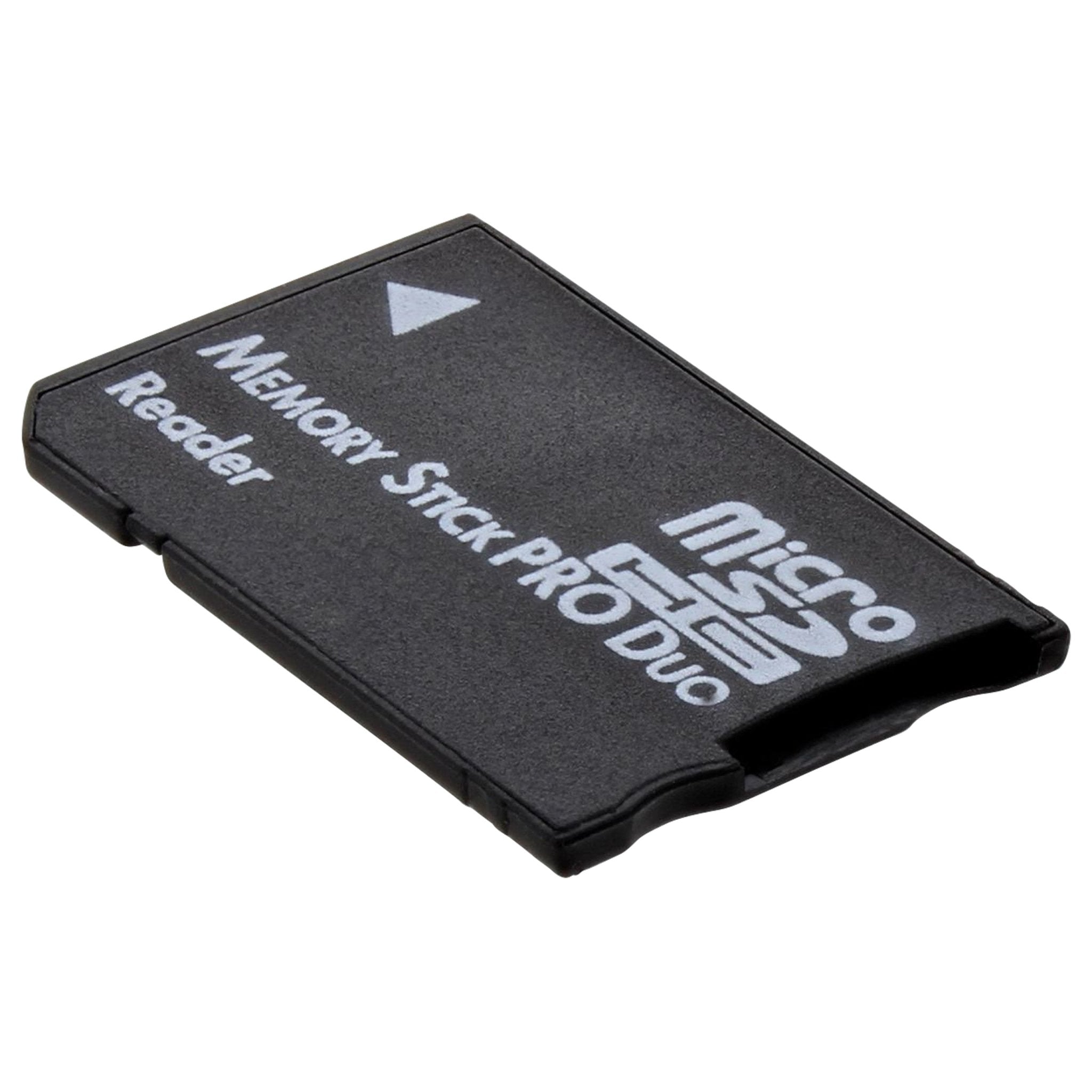 Memory card adapter for Sony PSP 1000, 2000 & 2000 handheld consoles Micro SD to MS Pro Duo - black | ZedLabz