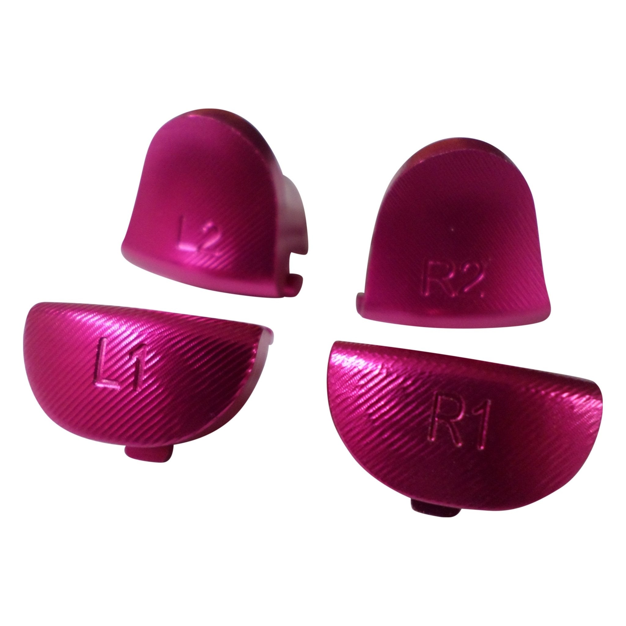 Metal Aluminium Trigger & Shoulder Buttons For PS4 Pro JDM-040 Controllers - Pink | ZedLabz