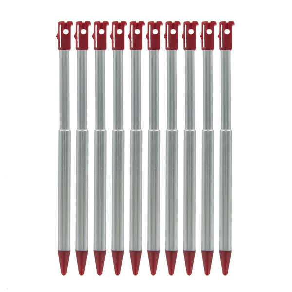 Metal Extendable Stylus For 2012 Nintendo 3DS - 10 Pack Red | ZedLabz
