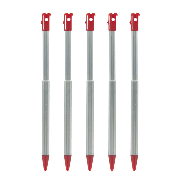 Metal Extendable Stylus For 2012 Nintendo 3DS - 5 Pack Red | ZedLabz