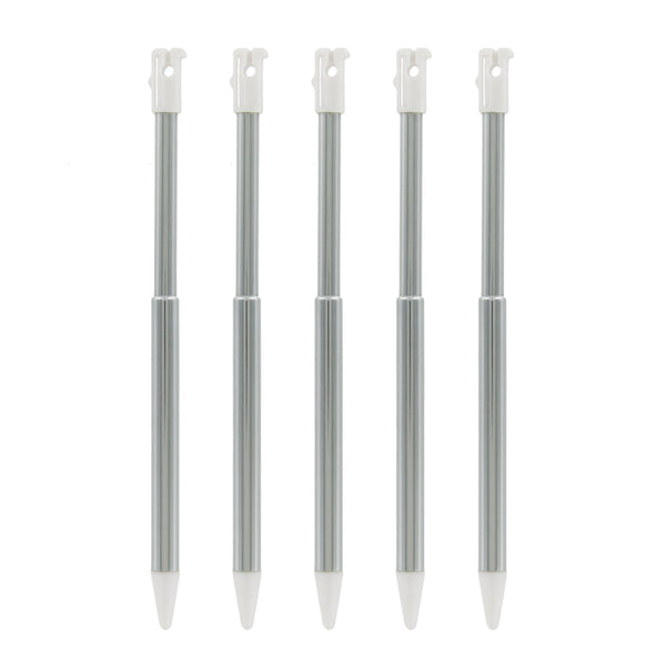 Metal Extendable Stylus For 2012 Nintendo 3DS - 5 Pack White | ZedLabz