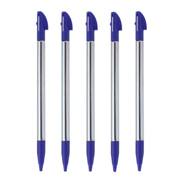 Metal Extendable Stylus For Nintendo 3DS XL - 5 Pack Blue | ZedLabz