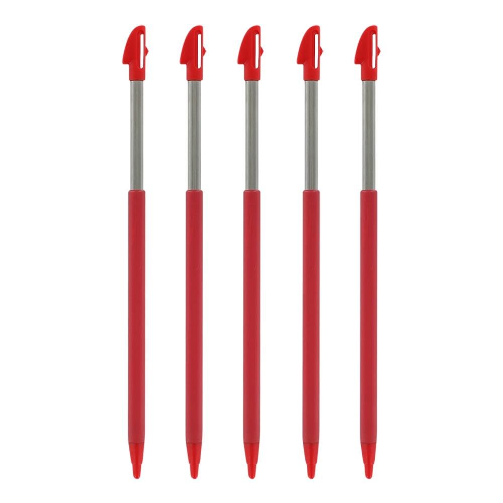 Metal Extendable Stylus For Nintendo 3DS XL - 5 Pack Red | ZedLabz - 2