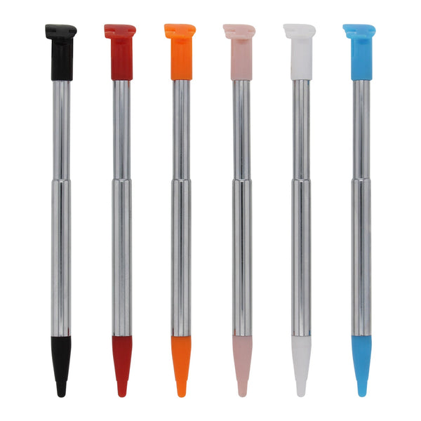 Metal Extendable Stylus Pens For Nintendo 2DS XL - 6 Pack | ZedLabz