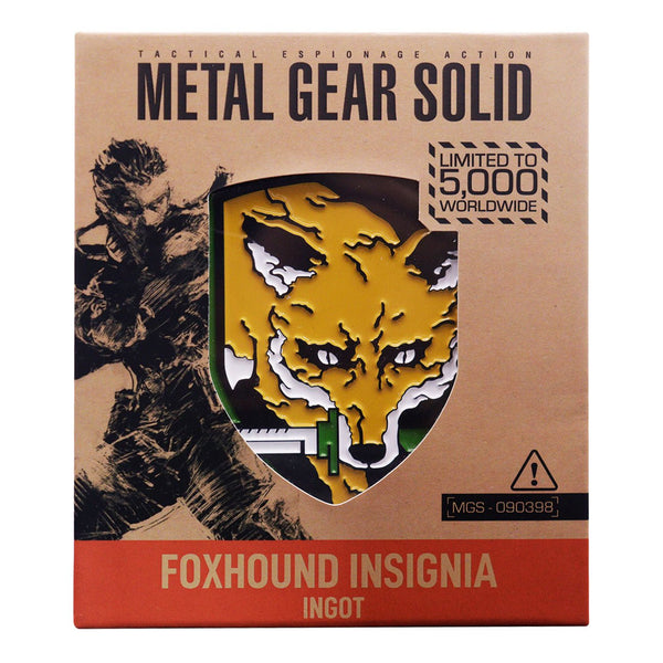 Metal Gear Solid FOXHOUND Insignia Limited Edition Ingot | Fanattik
