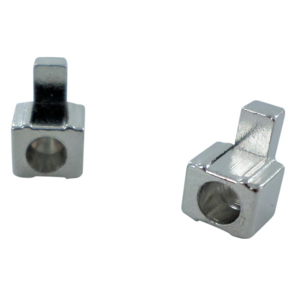 Metal latch set for Switch Joy-Con Nintendo controller compatible replacement - 2 pack silver | ZedLabz
