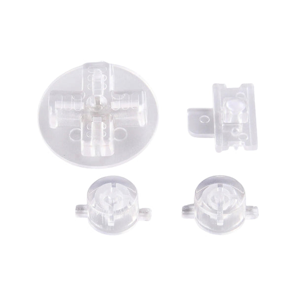 Button set for Nintendo Game Boy DMG-01 console A B D-Pad Power switch replacement - Clear | Funnyplaying