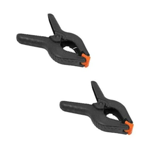Mini spring clamp 2 inch with pivoting jaws gripping tool - Ideal helping hand for electronics and modding - 2 pack | ZedLabz
