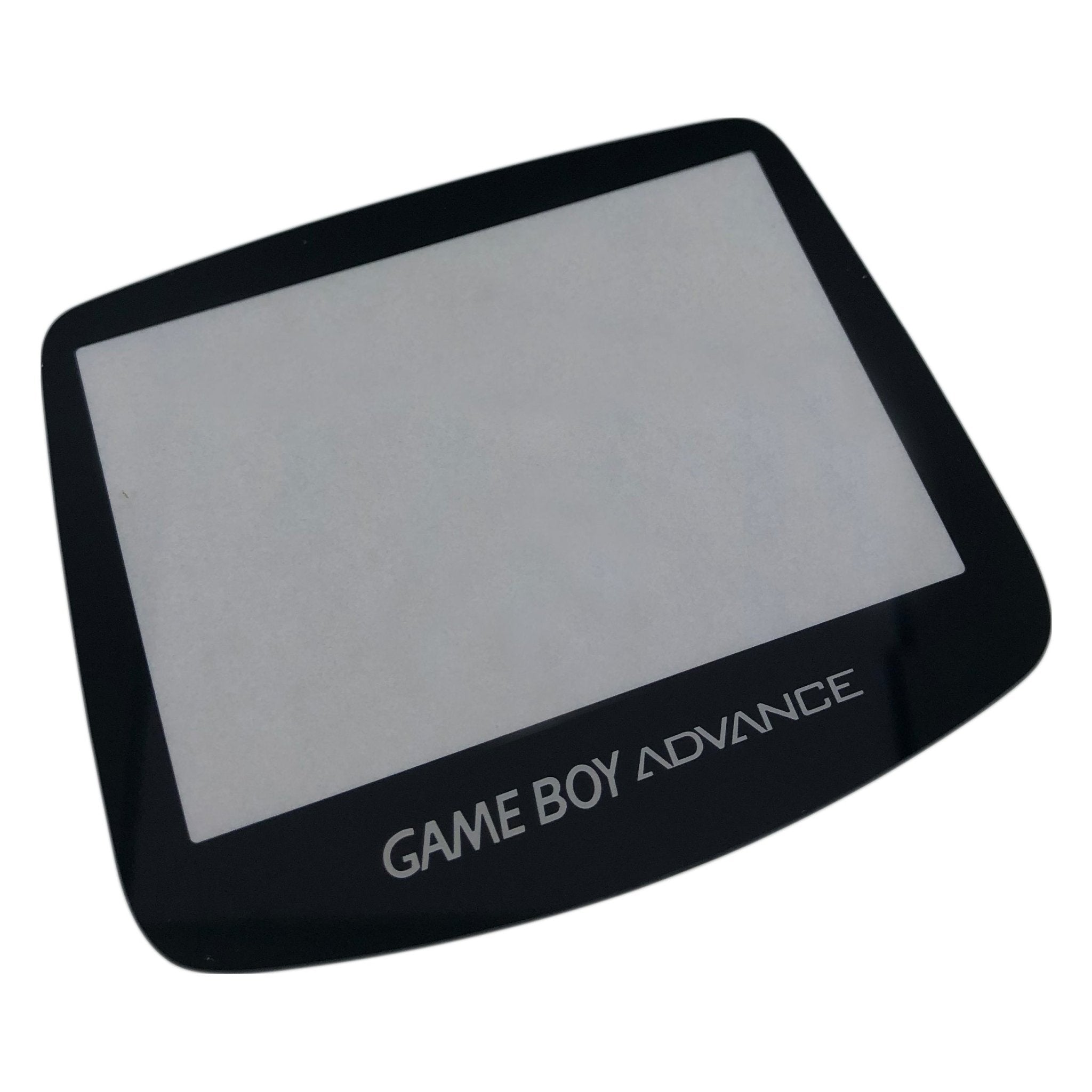 Modified glass screen lens cover for IPS screen Game Boy Advance AGS-001 replacement with silver logo | Funnyplaying